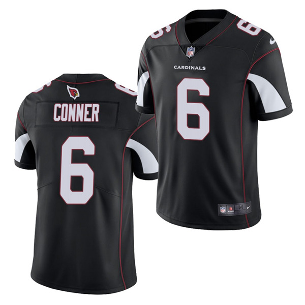 Men's Arizona Cardinals #6 James Conner 2021 Black Vapor Untouchable Limited Stitched Jersey